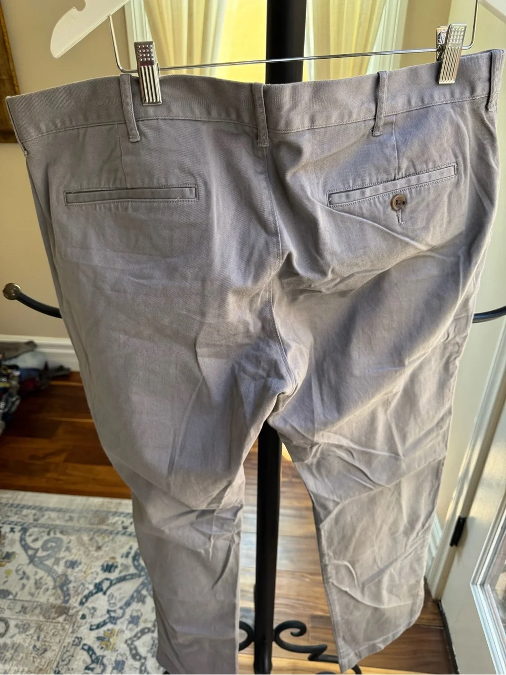 J Crew Men's Gray Casual Chino Pants Flex Size 38/32